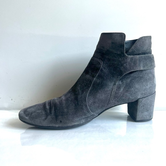 Roger Vivier Ankle Gray Suede Bootie 39.5 - Picture 6 of 10